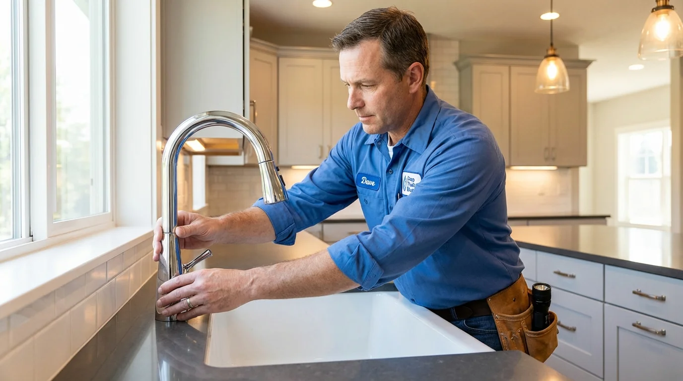 Kitchen faucet installation by Johns Plumbing LLC in Santo Domingo Pueblo